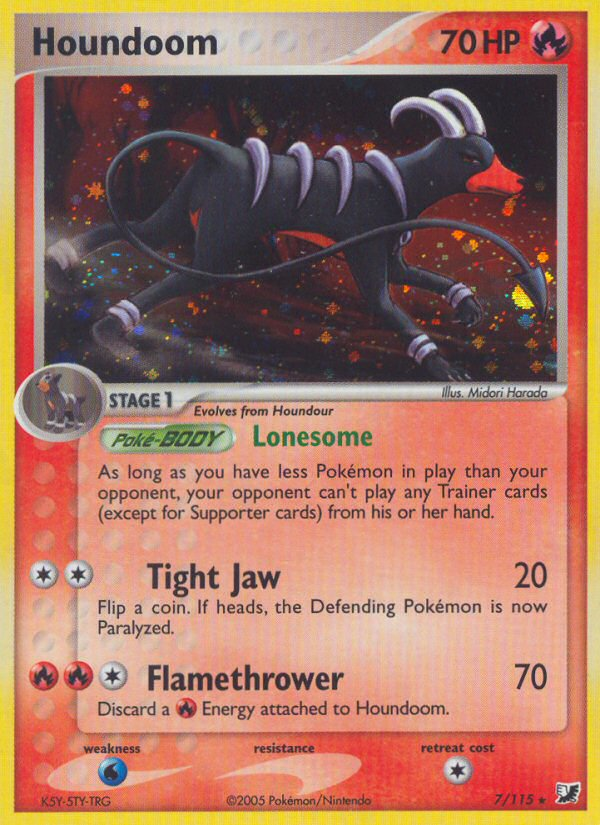 Houndoom (7/115) [EX: Unseen Forces] | Eastridge Sports Cards & Games