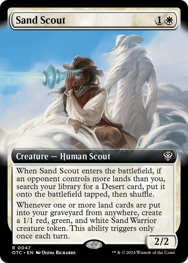 Sand Scout (Extended Art) [Outlaws of Thunder Junction Commander] | Eastridge Sports Cards & Games