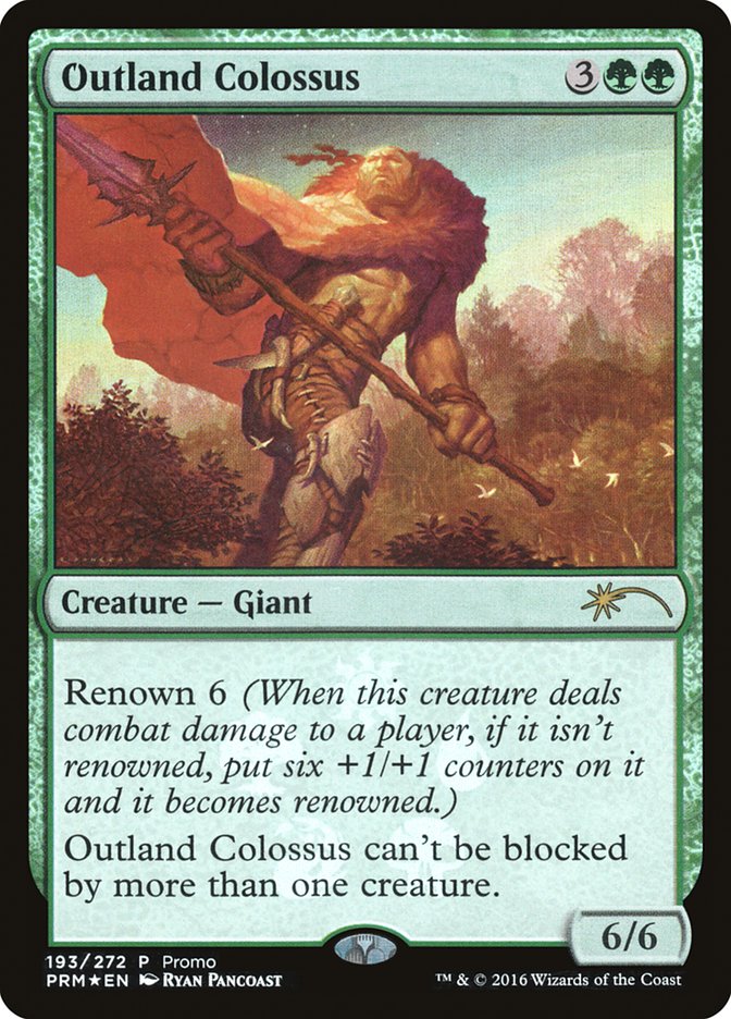 Outland Colossus [Resale Promos] | Eastridge Sports Cards & Games