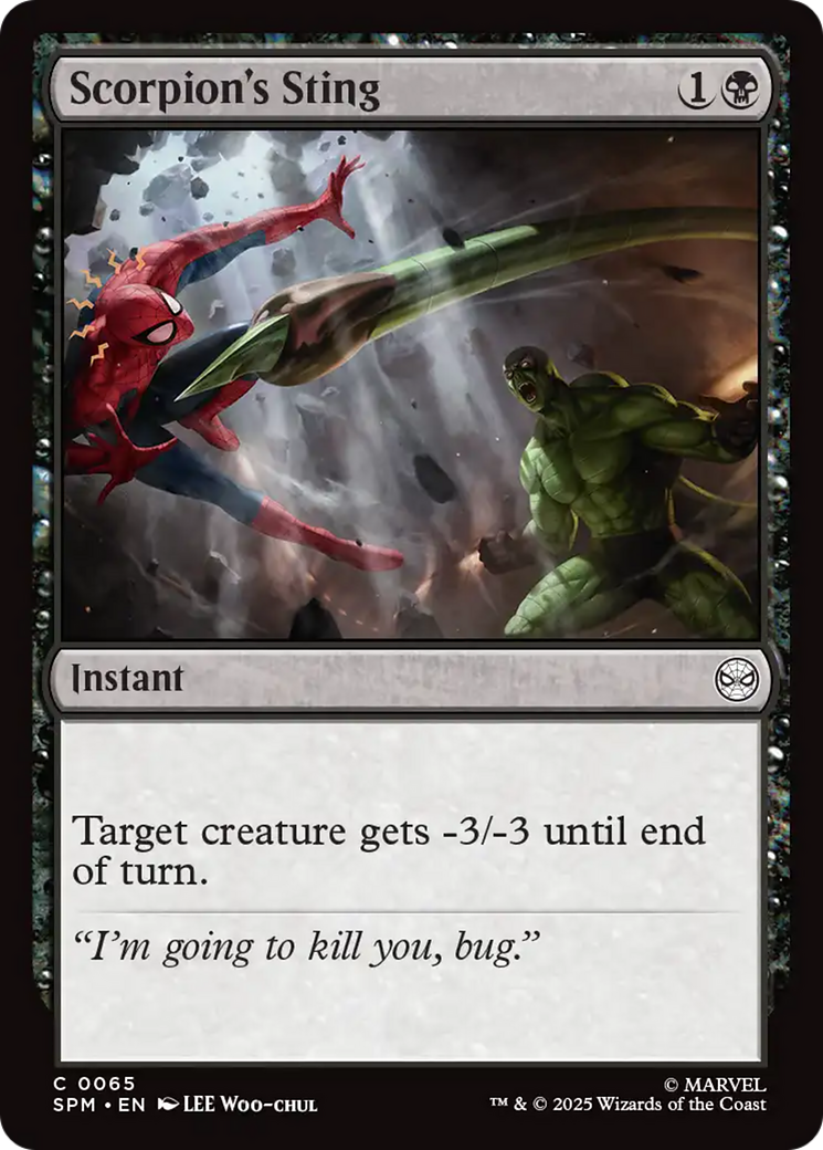 Scorpion's Sting [Marvel's Spider-Man] | Eastridge Sports Cards & Games