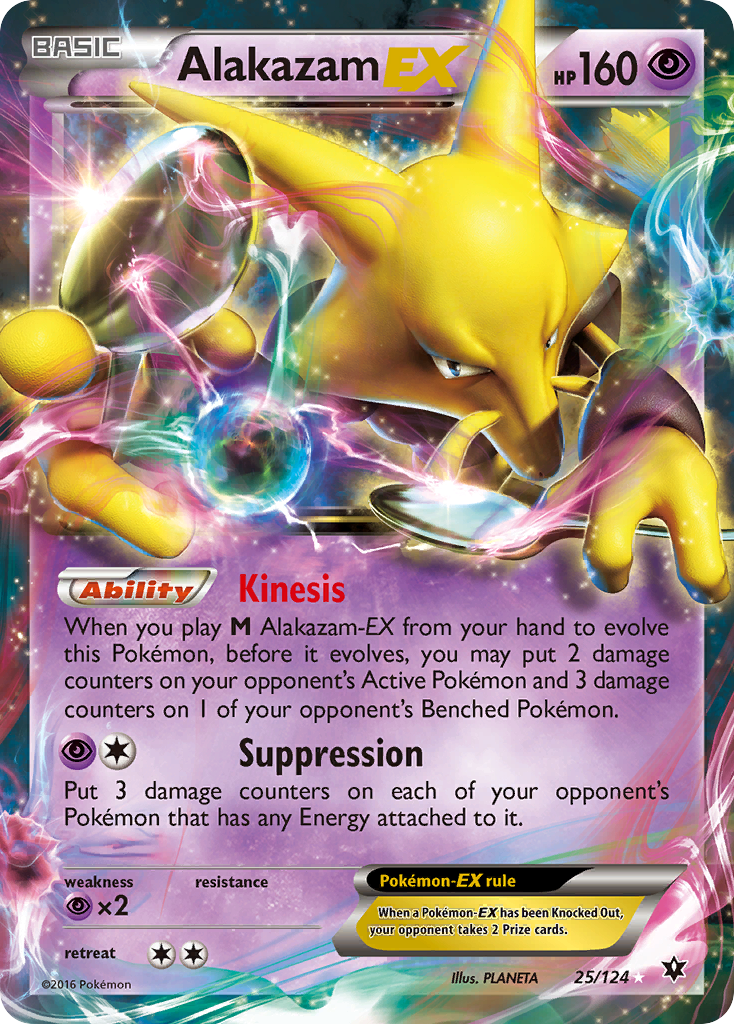 Alakazam EX (25/124) [XY: Fates Collide] | Eastridge Sports Cards & Games