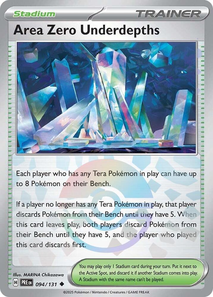 Area Zero Underdepths (094/131) (Poke Ball Pattern) [Scarlet & Violet: Prismatic Evolutions] | Eastridge Sports Cards & Games