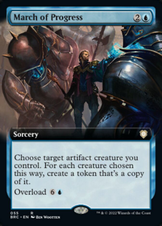 March of Progress (Extended Art) [The Brothers' War Commander] | Eastridge Sports Cards & Games