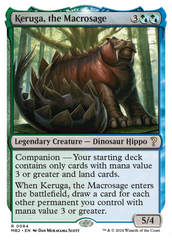 Keruga, the Macrosage (White Border) [Mystery Booster 2] | Eastridge Sports Cards & Games