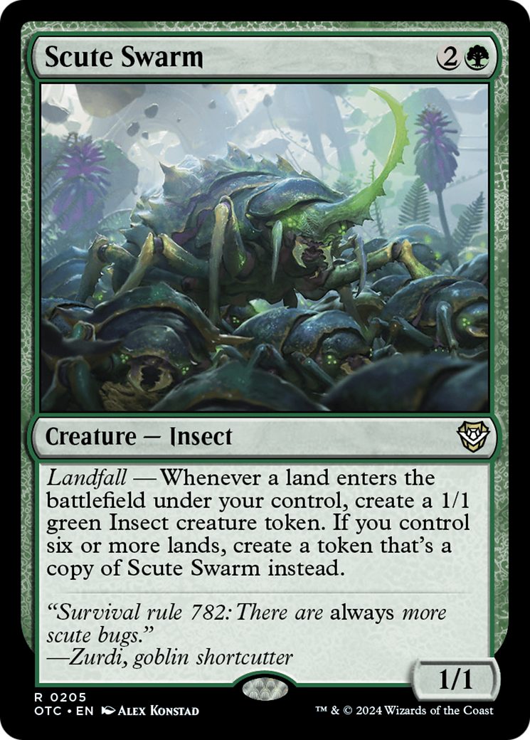 Scute Swarm [Outlaws of Thunder Junction Commander] | Eastridge Sports Cards & Games