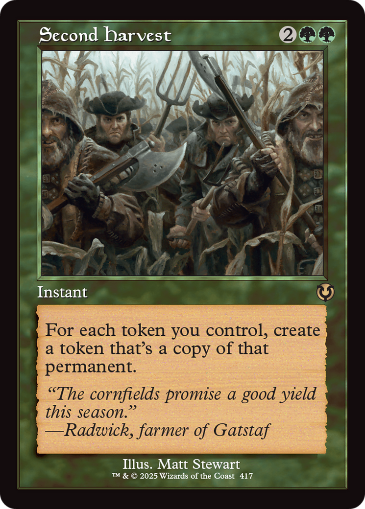 Second Harvest (Retro Frame) [Innistrad Remastered] | Eastridge Sports Cards & Games