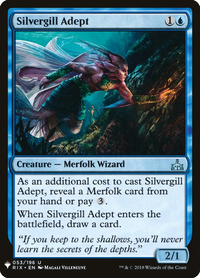 Silvergill Adept [Mystery Booster] | Eastridge Sports Cards & Games