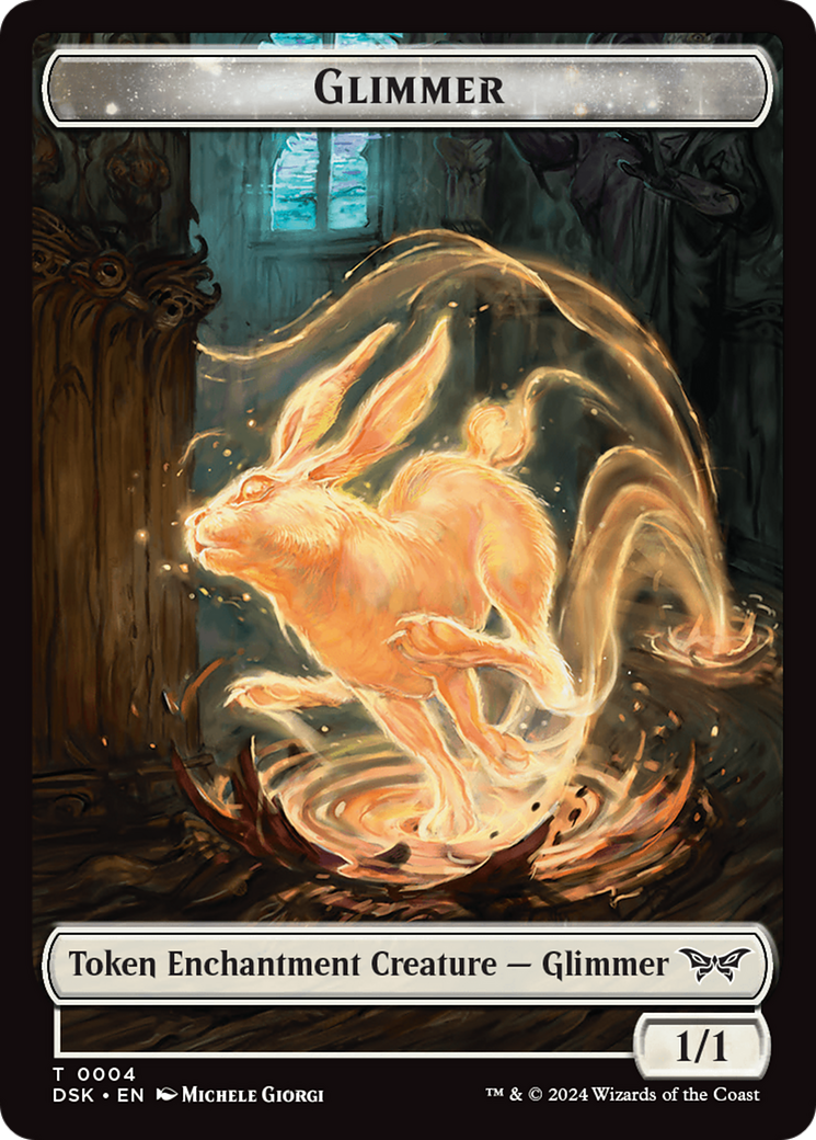 Glimmer Token [Duskmourn: House of Horror Tokens] | Eastridge Sports Cards & Games