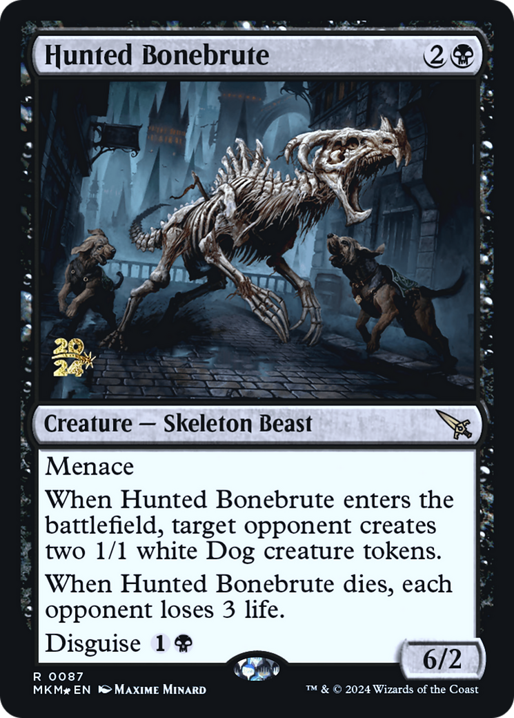 Hunted Bonebrute [Murders at Karlov Manor Prerelease Promos] | Eastridge Sports Cards & Games