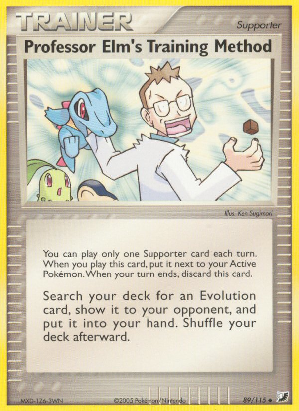 Professor Elm's Training Method (89/115) [EX: Unseen Forces] | Eastridge Sports Cards & Games