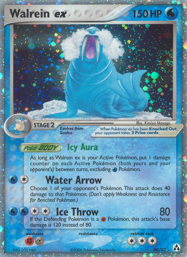 Walrein ex (89/92) [EX: Legend Maker] | Eastridge Sports Cards & Games