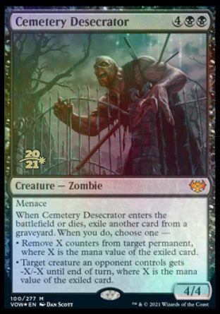 Cemetery Desecrator [Innistrad: Crimson Vow Prerelease Promos] | Eastridge Sports Cards & Games