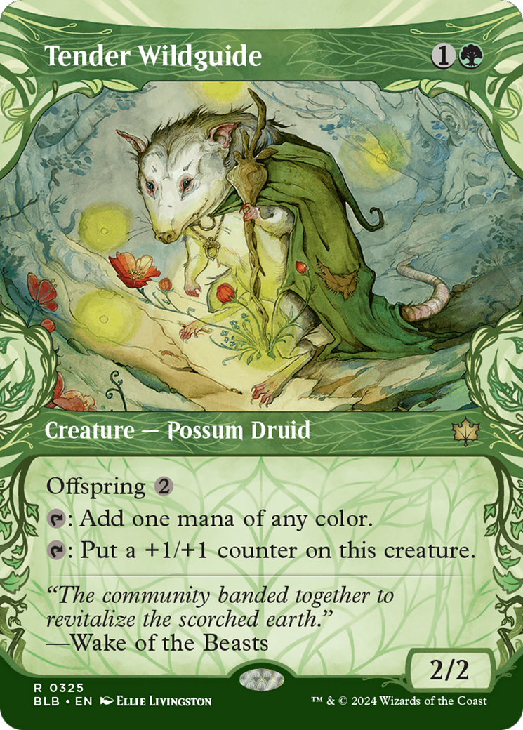 Tender Wildguide (Showcase) [Bloomburrow] | Eastridge Sports Cards & Games