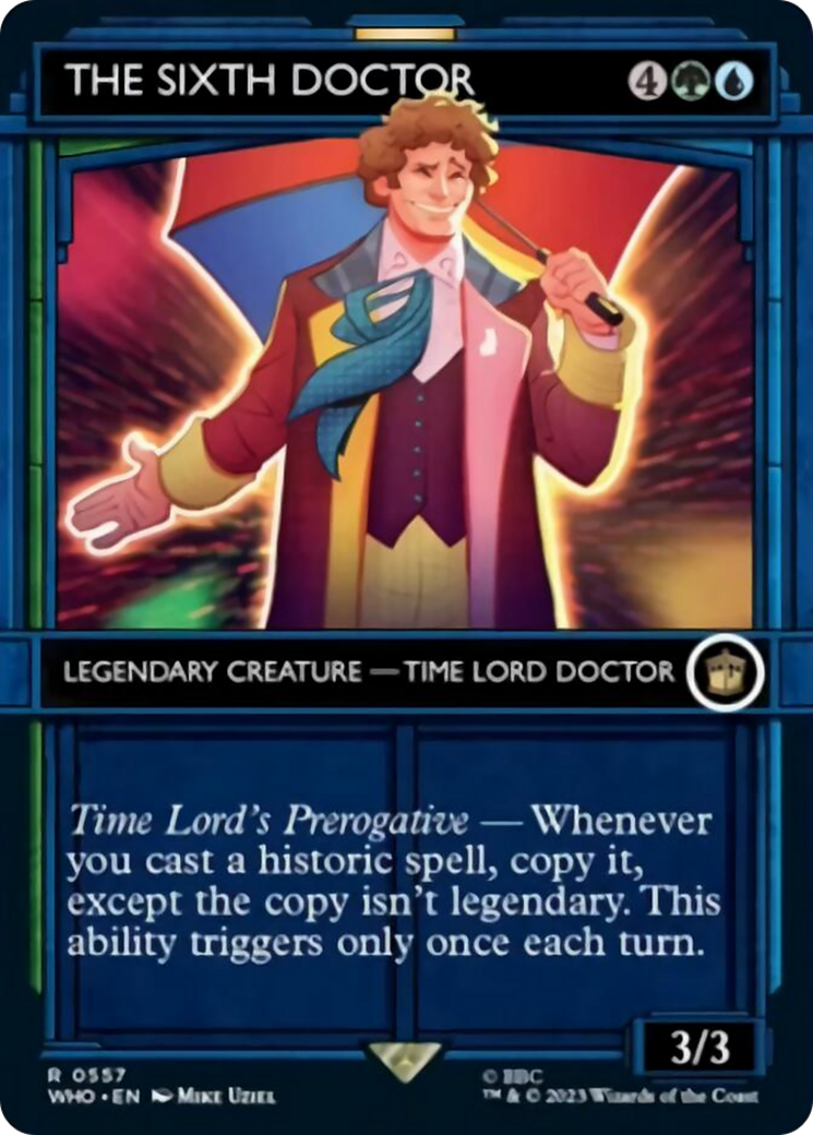 The Sixth Doctor (Showcase) [Doctor Who] | Eastridge Sports Cards & Games