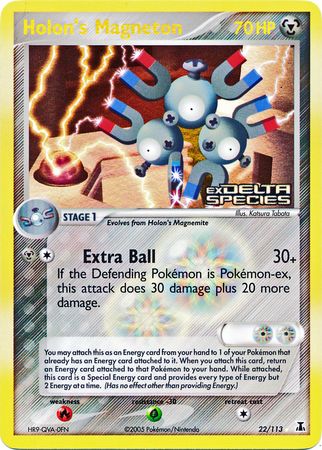 Holon's Magneton (22/113) (Stamped) [EX: Delta Species] | Eastridge Sports Cards & Games