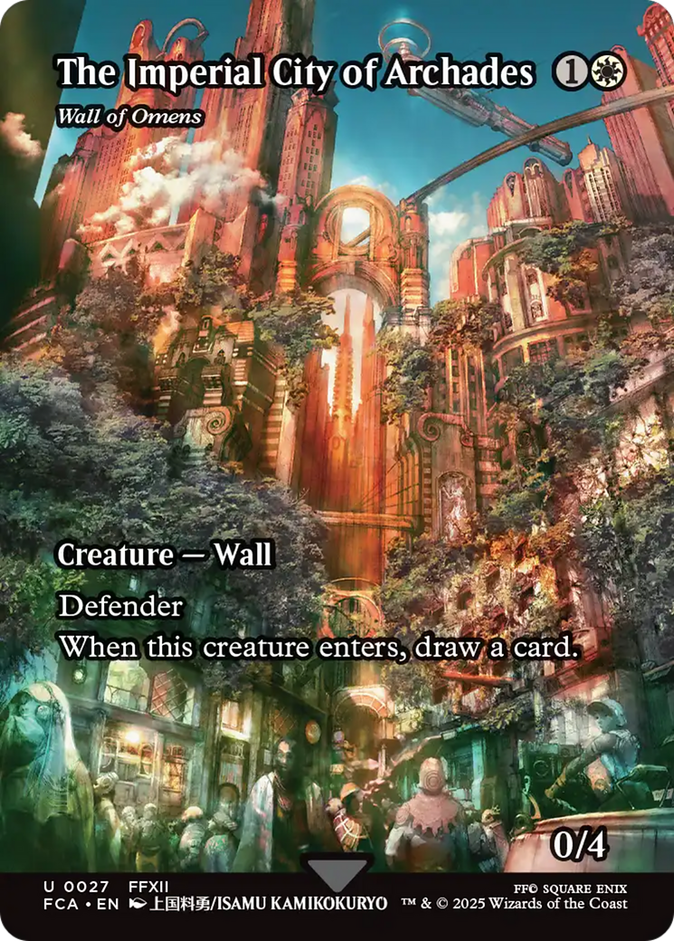 The Imperial City of Archades - Wall of Omens (Showcase) [FINAL FANTASY : Through the Ages] | Eastridge Sports Cards & Games