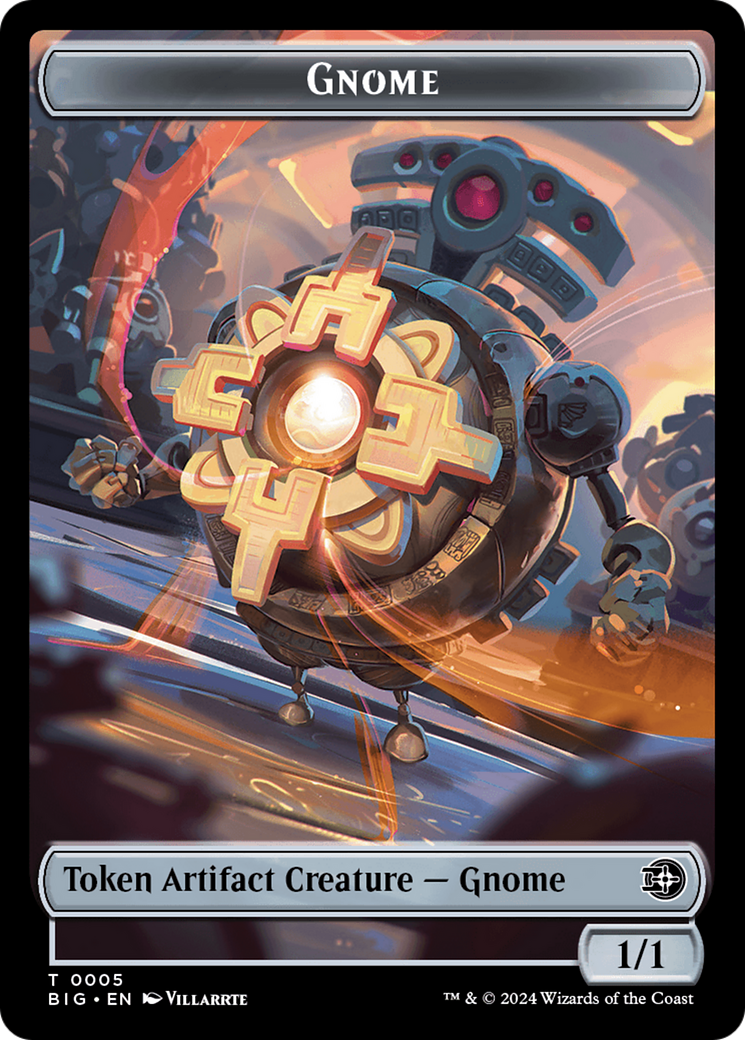 Gnome // Plot Double-Sided Token [Outlaws of Thunder Junction: The Big Score Tokens] | Eastridge Sports Cards & Games