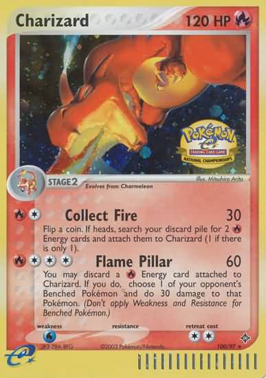 Charizard (100/97) (National Championship 2004) [League & Championship Cards] | Eastridge Sports Cards & Games