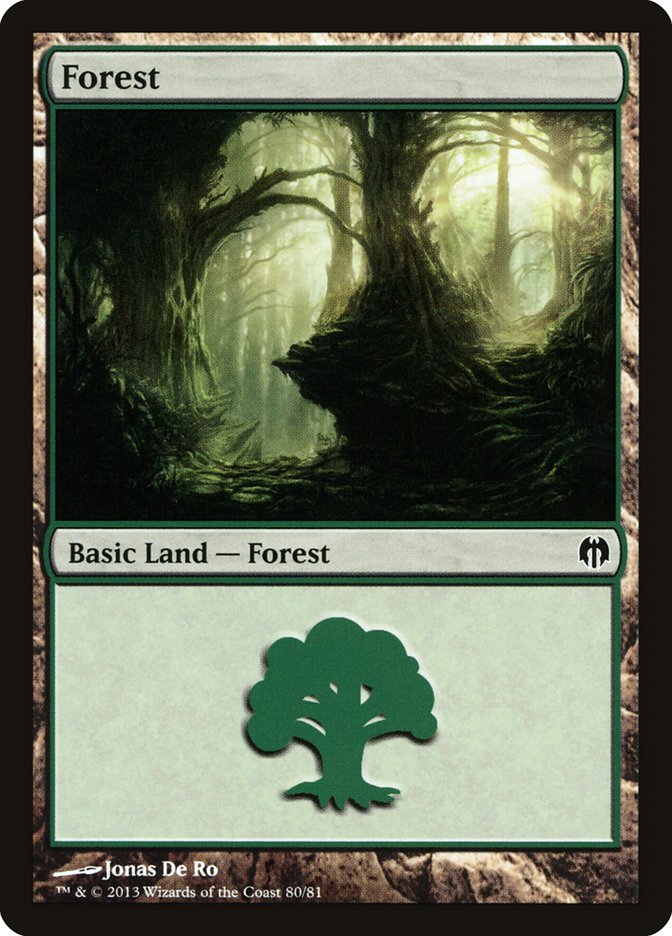 Forest (80) [Duel Decks: Heroes vs. Monsters] | Eastridge Sports Cards & Games