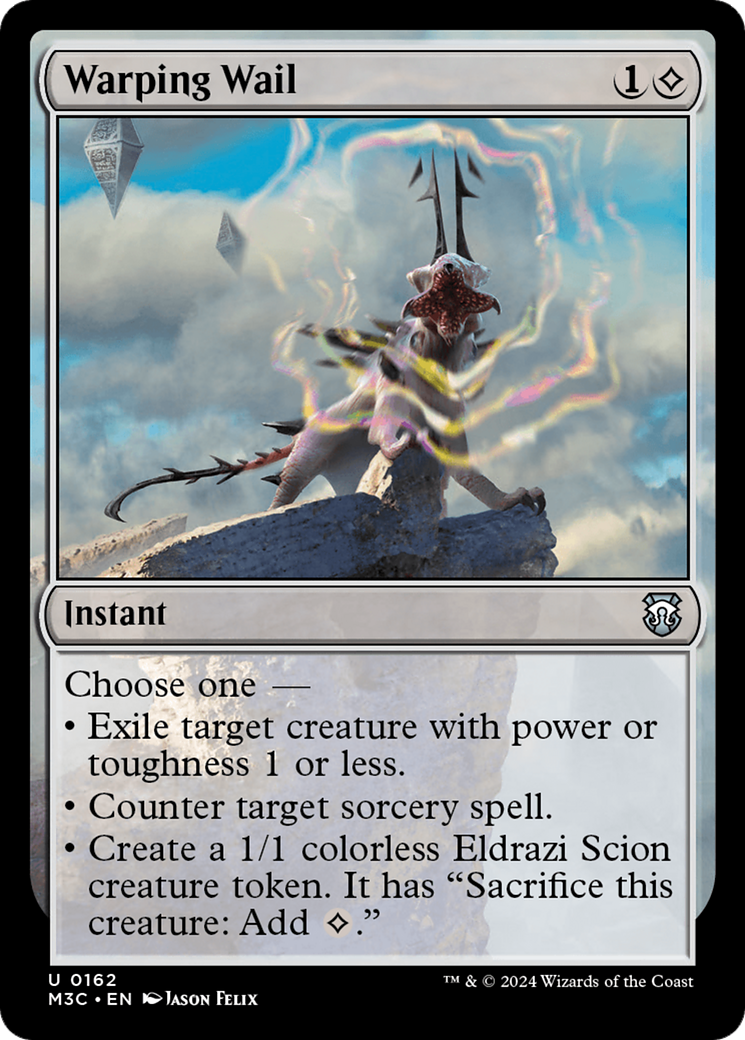 Warping Wail (Ripple Foil) [Modern Horizons 3 Commander] | Eastridge Sports Cards & Games