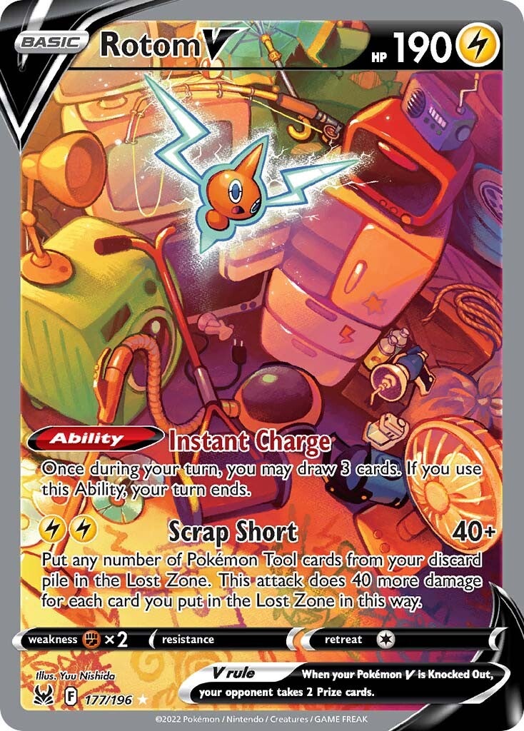 Rotom V (177/196) [Sword & Shield: Lost Origin] | Eastridge Sports Cards & Games