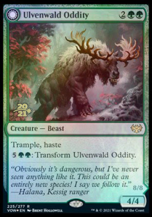 Ulvenwald Oddity // Ulvenwald Behemoth [Innistrad: Crimson Vow Prerelease Promos] | Eastridge Sports Cards & Games
