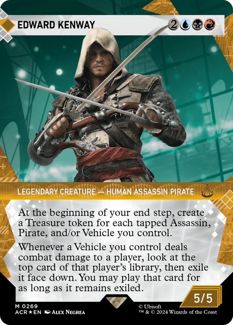 Edward Kenway (Showcase) (Textured Foil) [Assassin's Creed] | Eastridge Sports Cards & Games