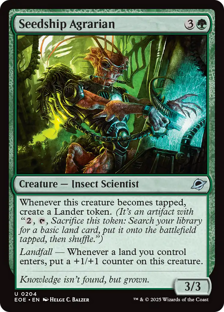 Seedship Agrarian [Edge of Eternities] | Eastridge Sports Cards & Games