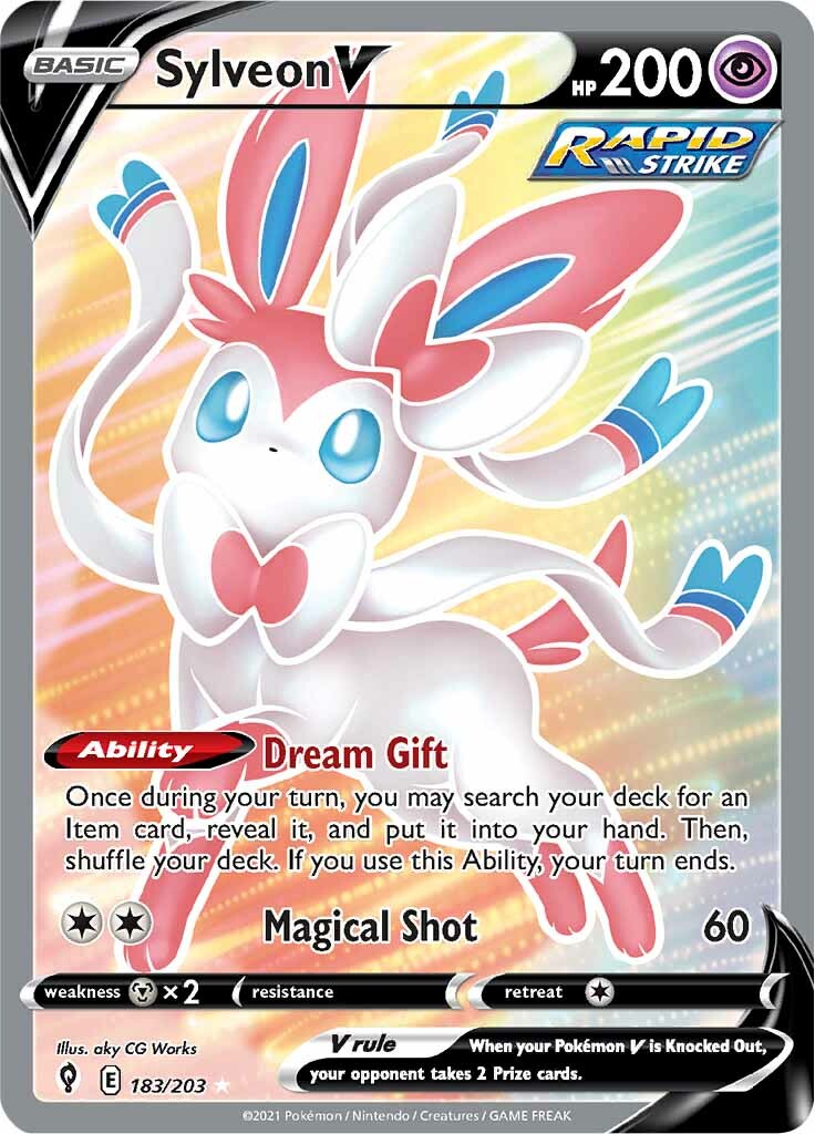 Sylveon V (183/203) [Sword & Shield: Evolving Skies] | Eastridge Sports Cards & Games