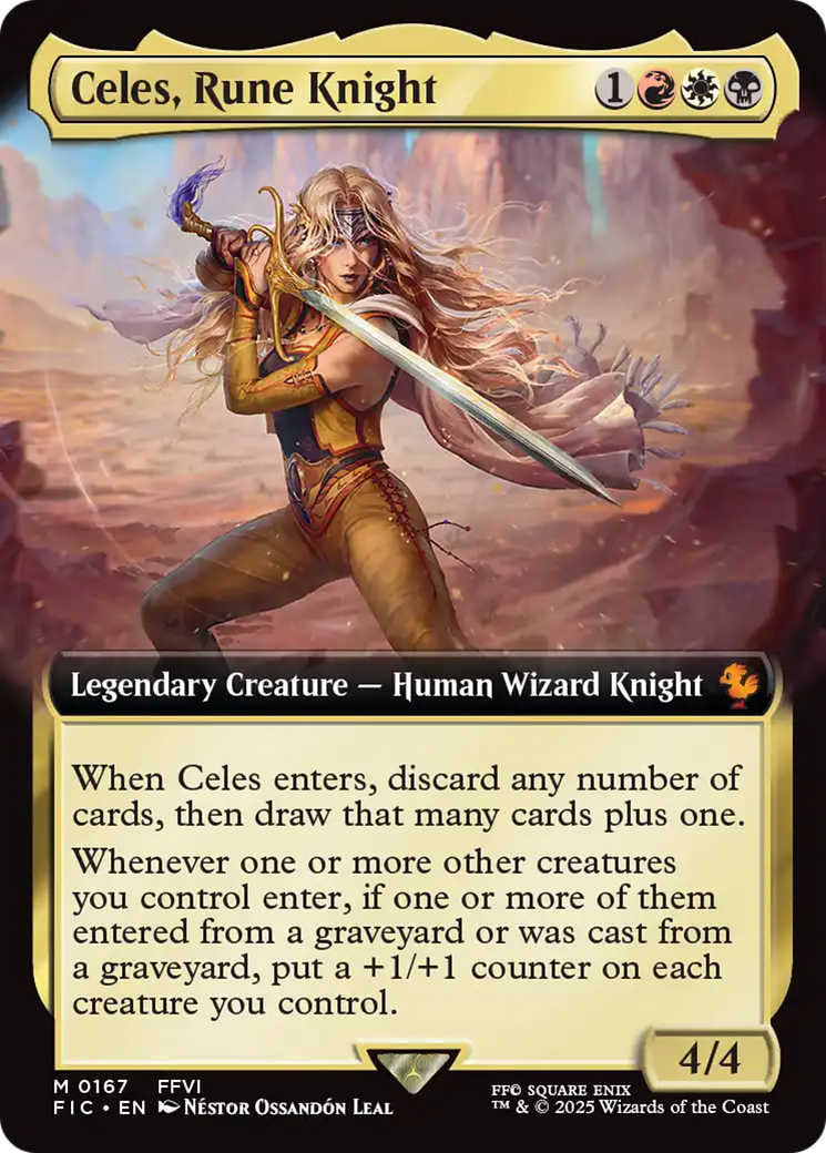 Celes, Rune Knight (Extended Art) [FINAL FANTASY Commander] | Eastridge Sports Cards & Games