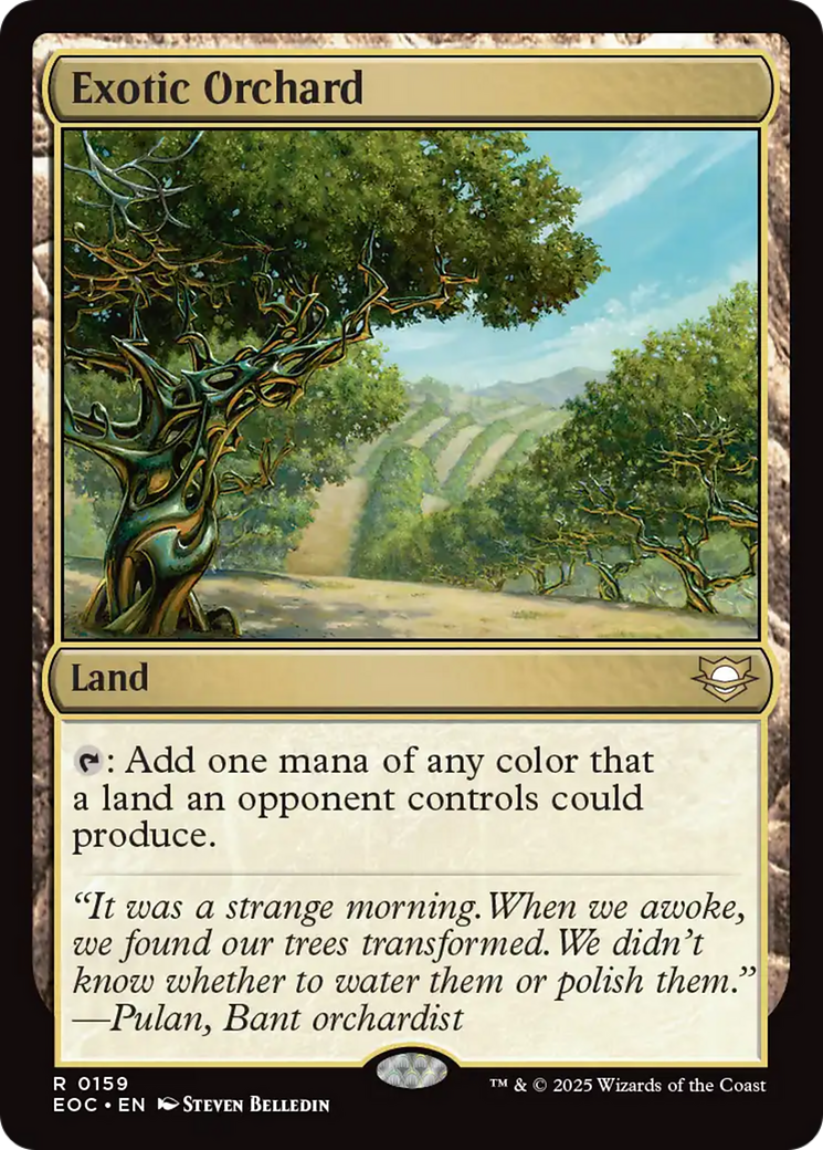 Exotic Orchard [Edge of Eternities Commander] | Eastridge Sports Cards & Games