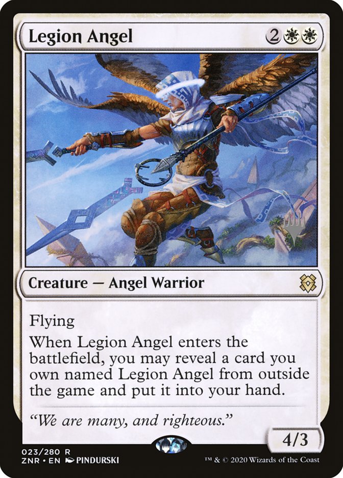 Legion Angel (Promo Pack) [Zendikar Rising Promos] | Eastridge Sports Cards & Games