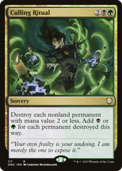 Culling Ritual [Phyrexia: All Will Be One Commander] | Eastridge Sports Cards & Games