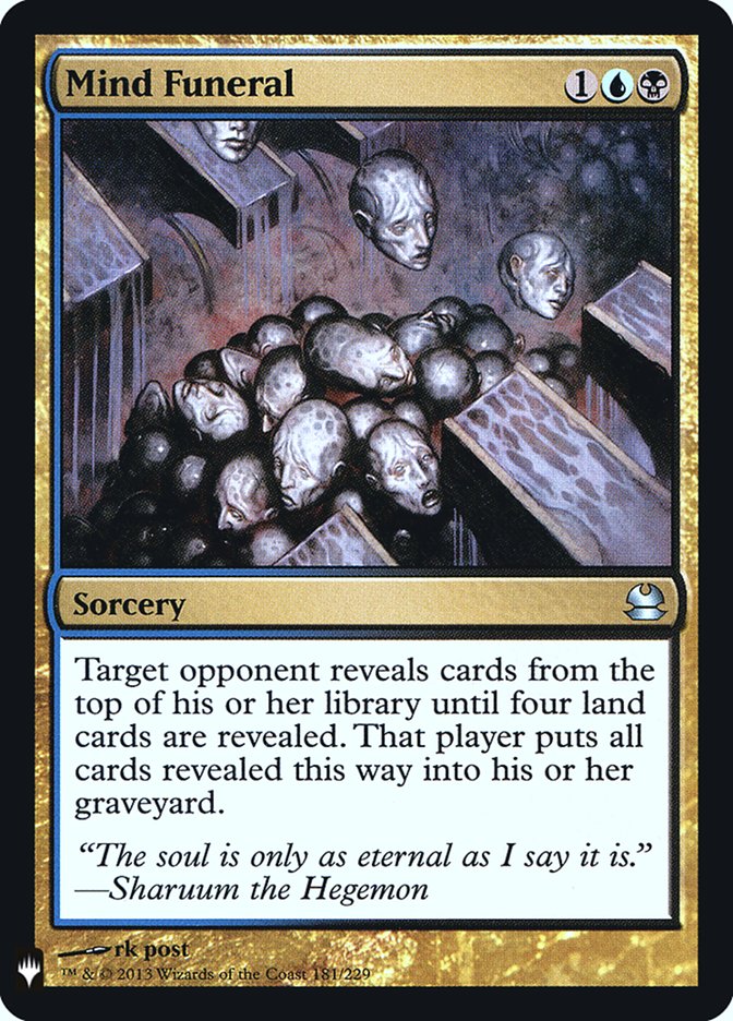 Mind Funeral [Mystery Booster] | Eastridge Sports Cards & Games
