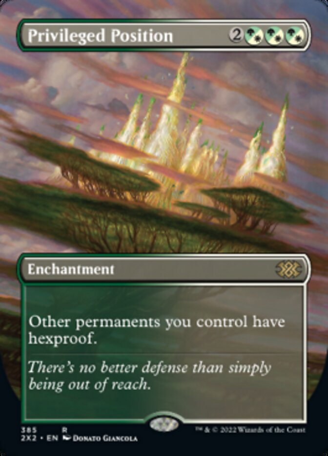 Privileged Position (Borderless Alternate Art) [Double Masters 2022] | Eastridge Sports Cards & Games