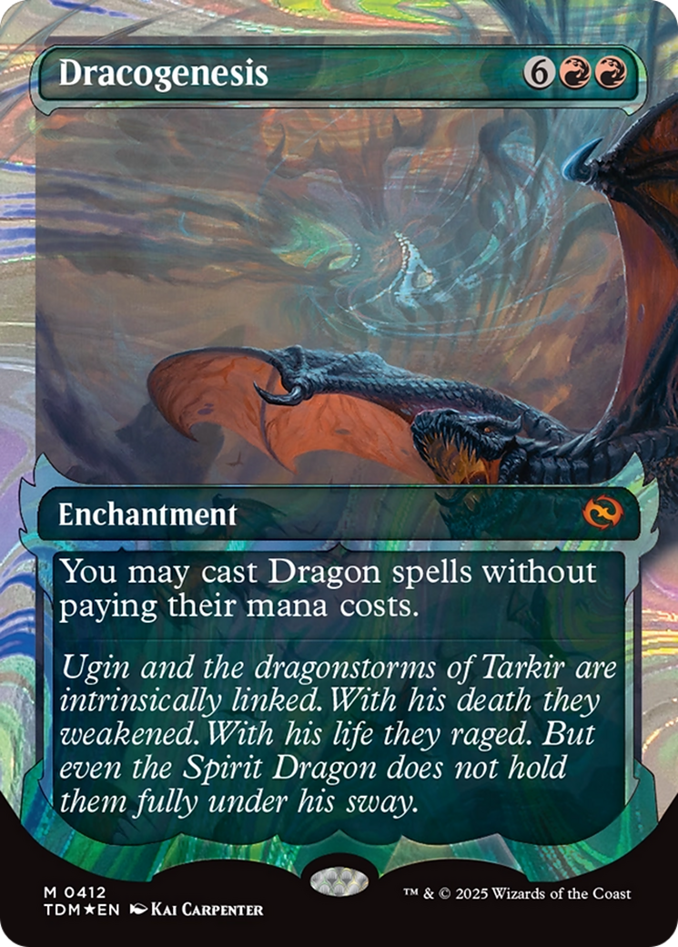 Dracogenesis (0412) (Showcase) (Halo Foil) [Tarkir: Dragonstorm] | Eastridge Sports Cards & Games