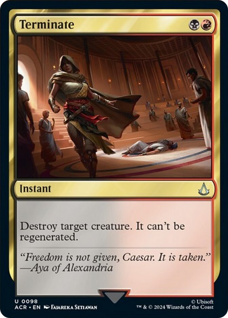 Terminate [Assassin's Creed] | Eastridge Sports Cards & Games