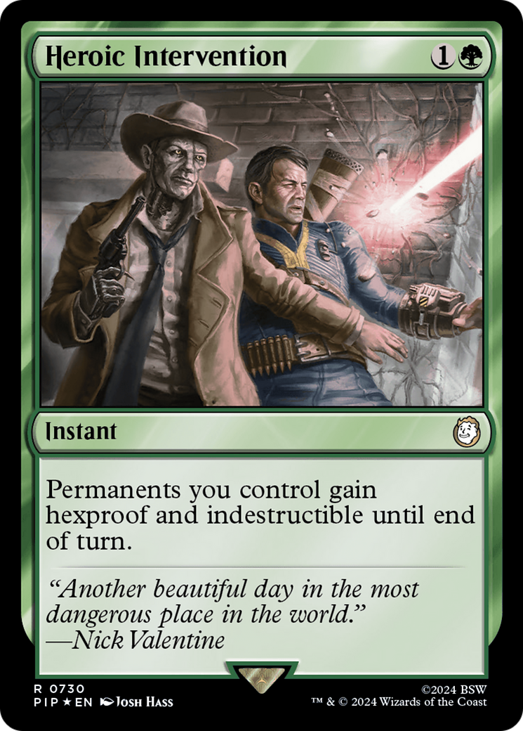 Heroic Intervention (Surge Foil) [Fallout] | Eastridge Sports Cards & Games