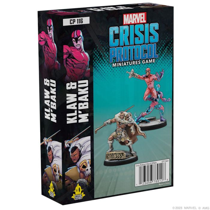 Marvel Crisis Protocol: Klaw & M'Baku Character Pack | Eastridge Sports Cards & Games