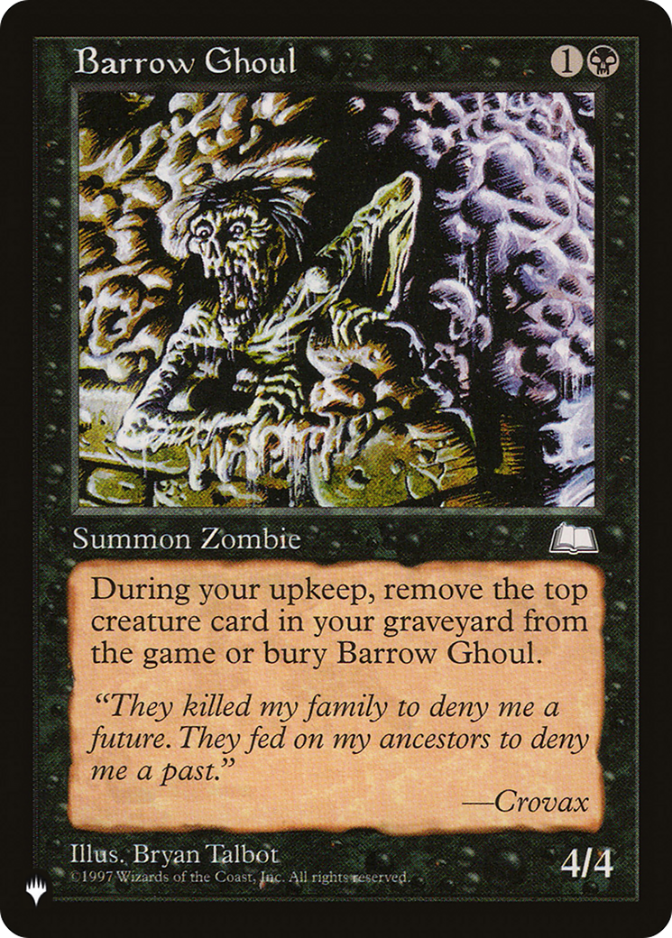 Barrow Ghoul [The List] | Eastridge Sports Cards & Games