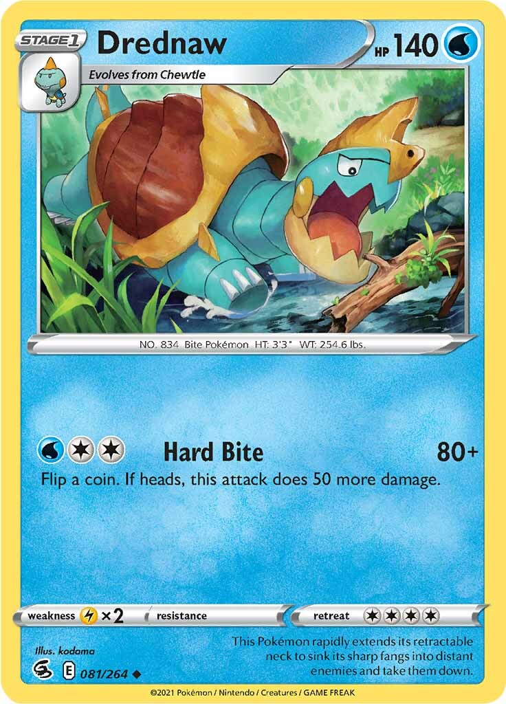 Drednaw (081/264) [Sword & Shield: Fusion Strike] | Eastridge Sports Cards & Games