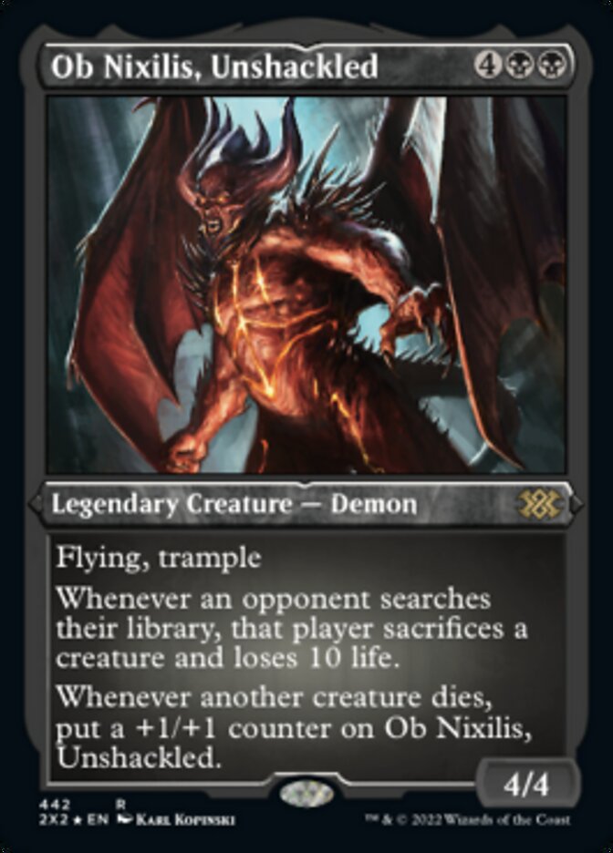 Ob Nixilis, Unshackled (Foil Etched) [Double Masters 2022] | Eastridge Sports Cards & Games