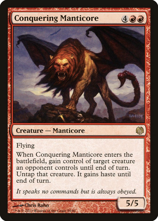 Conquering Manticore [Duel Decks: Heroes vs. Monsters] | Eastridge Sports Cards & Games