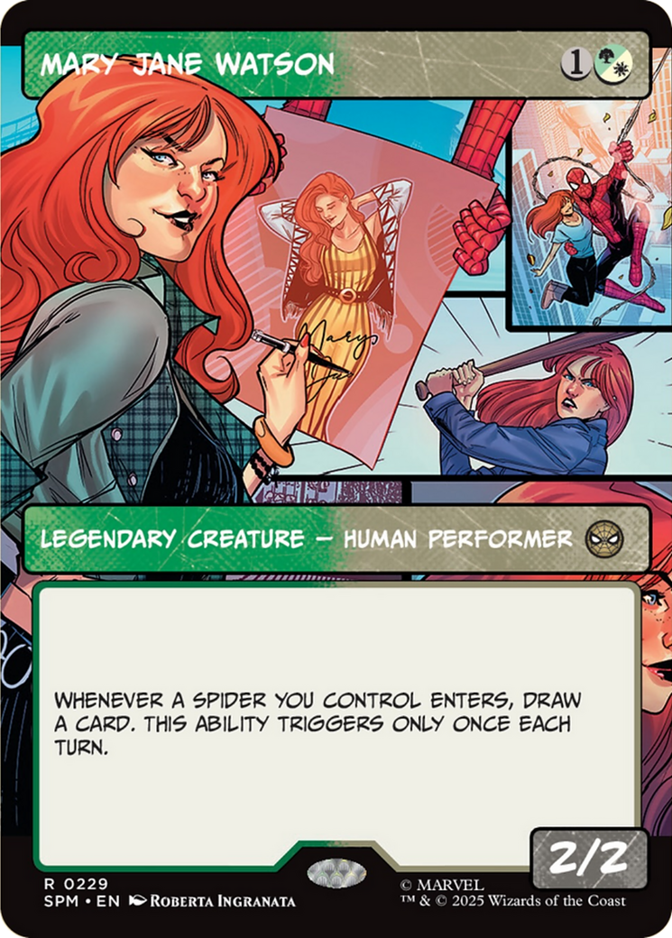 Mary Jane Watson (Borderless) [Marvel's Spider-Man] | Eastridge Sports Cards & Games