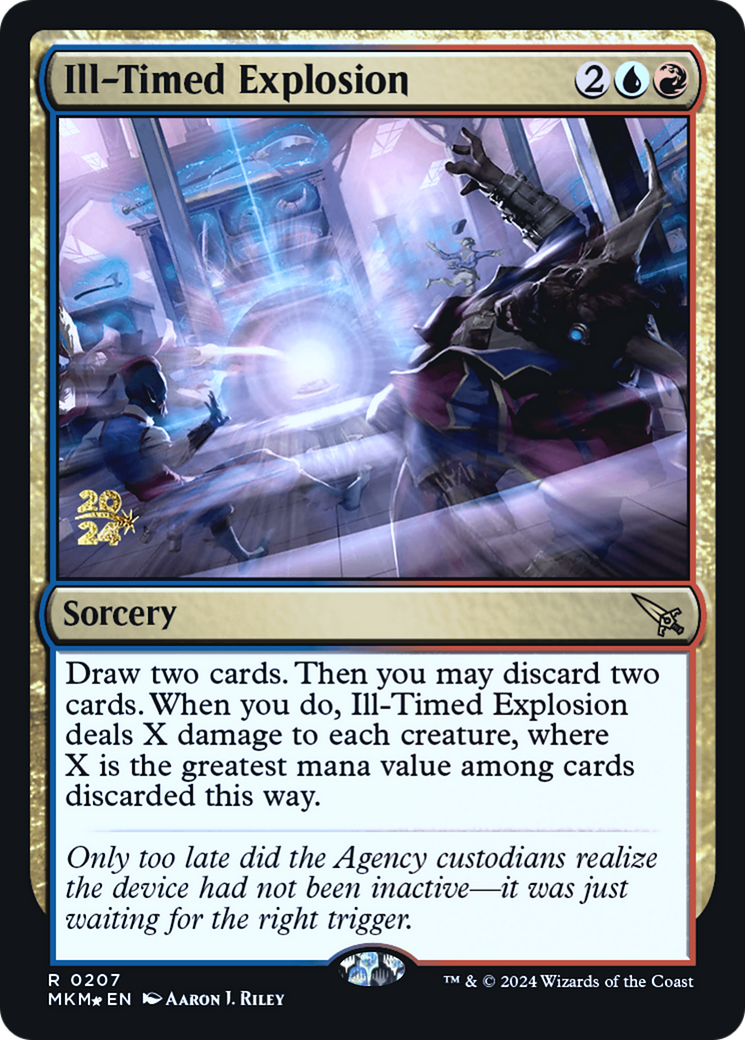Ill-Timed Explosion [Murders at Karlov Manor Prerelease Promos] | Eastridge Sports Cards & Games