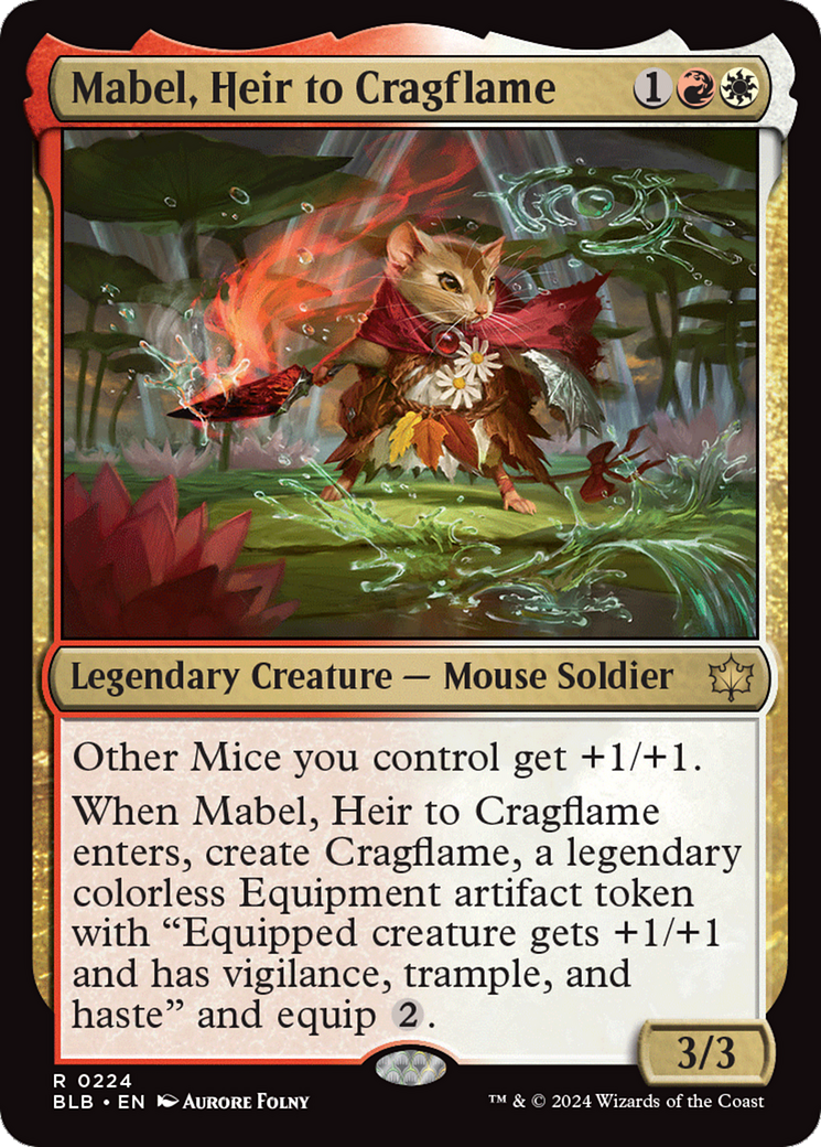 Mabel, Heir to Cragflame [Bloomburrow] | Eastridge Sports Cards & Games