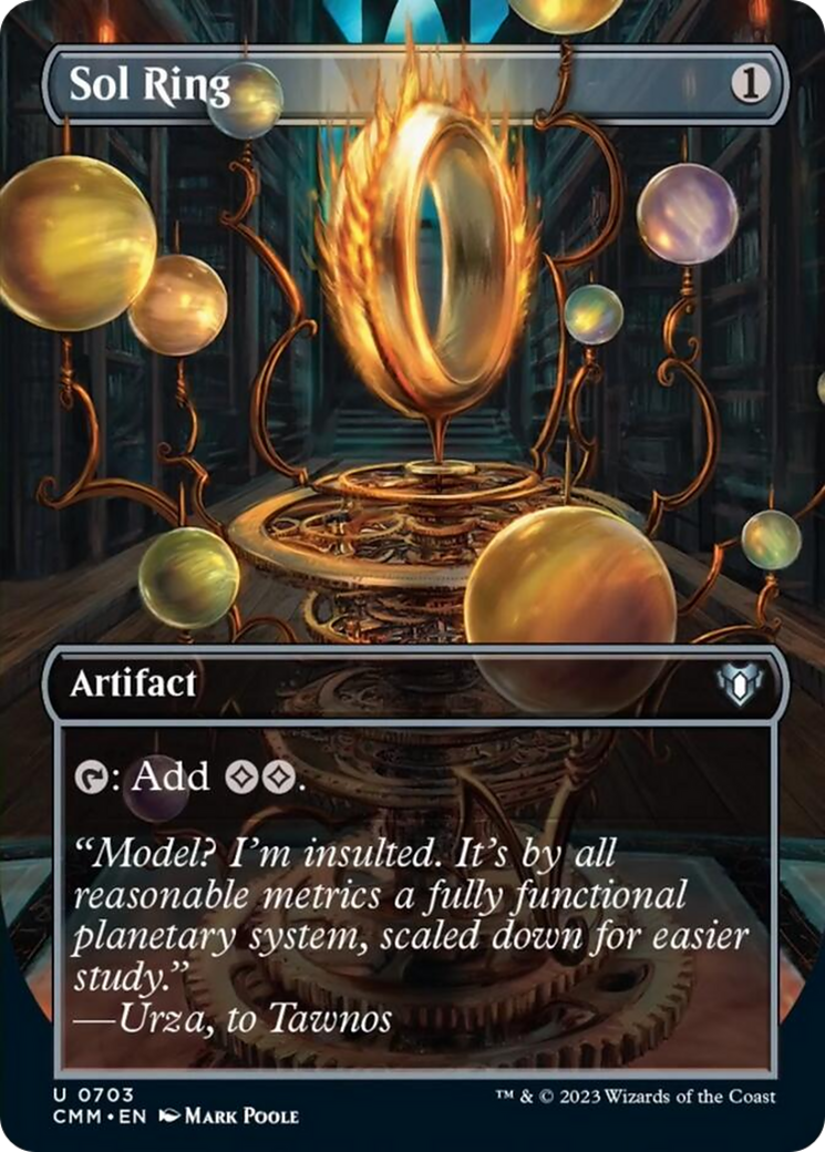 Sol Ring (Borderless Alternate Art) [Commander Masters] | Eastridge Sports Cards & Games