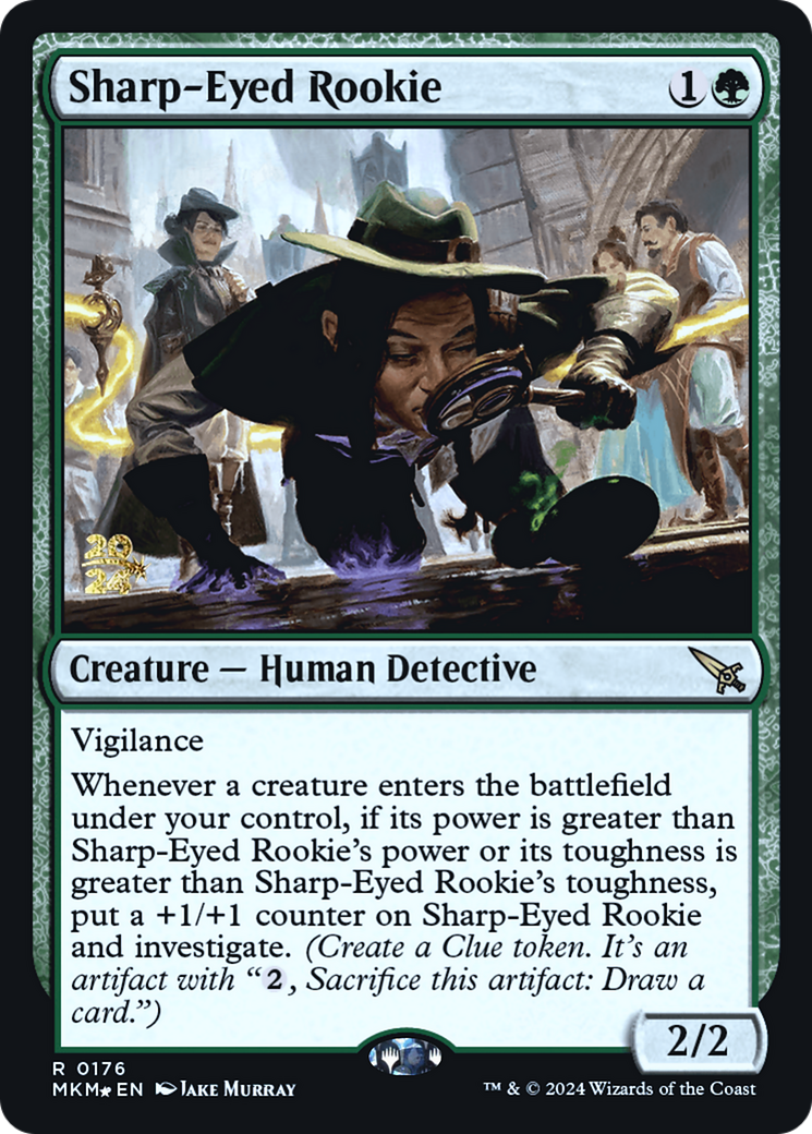 Sharp-Eyed Rookie [Murders at Karlov Manor Prerelease Promos] | Eastridge Sports Cards & Games