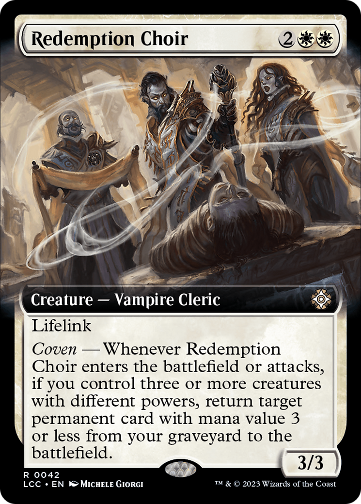 Redemption Choir (Extended Art) [The Lost Caverns of Ixalan Commander] | Eastridge Sports Cards & Games