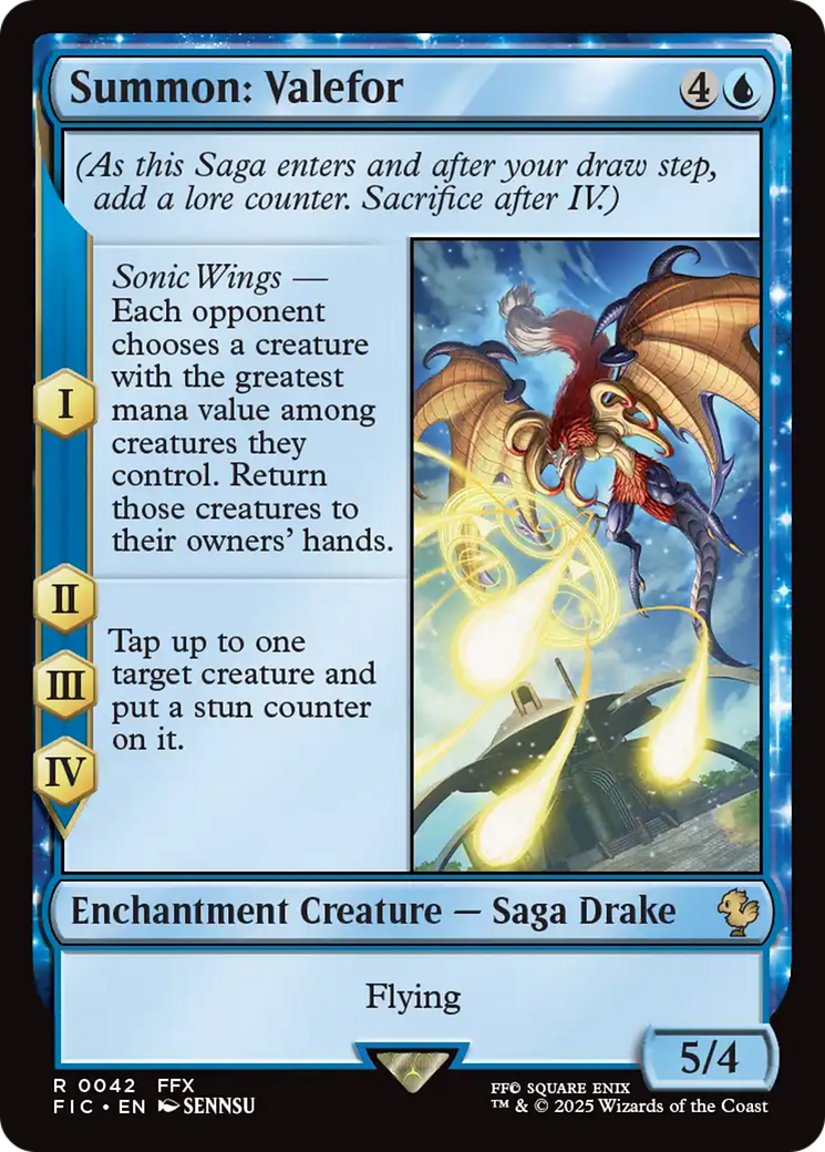 Summon: Valefor [FINAL FANTASY Commander] | Eastridge Sports Cards & Games